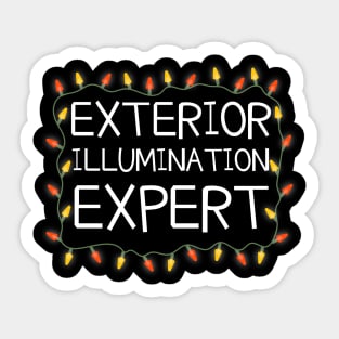 Exterior Illumination Expert Funny Christmas Lights Sticker